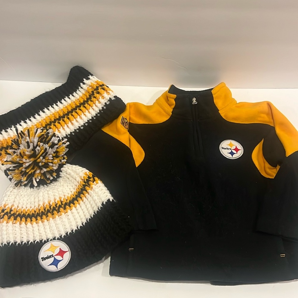 3T little Steelers Fan gear 🏈🖤💛